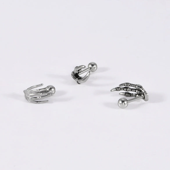 Fashion Geometric Stainless Steel Polish Earrings