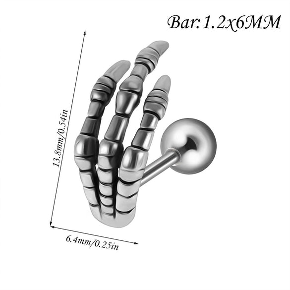 Fashion Geometric Stainless Steel Polish Earrings