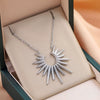 Fashion Geometric Sunflower Titanium Steel Clavicle Chain Women's Necklace Jewelry