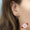Fashion Geometric Tassel Chain Hanging Earrings For Women With Silver Needle And Copper Electroplated Versatile Stylish Dangle Earrings