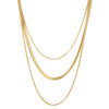 Fashion Geometric Stainless Steel Tassel Plating Necklace
