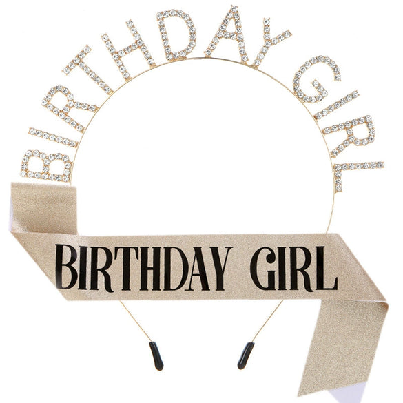 Fashion Girl Headband Shoulder Strap Suit Metal Semimanual Semimechanical