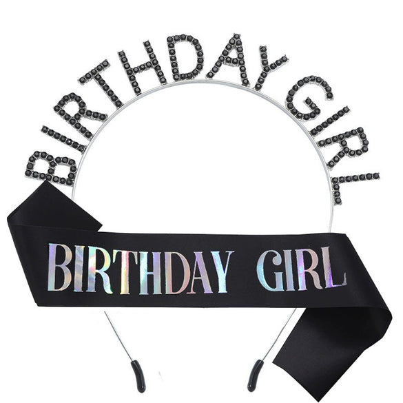 Fashion Girl Headband Shoulder Strap Suit Metal Semimanual Semimechanical