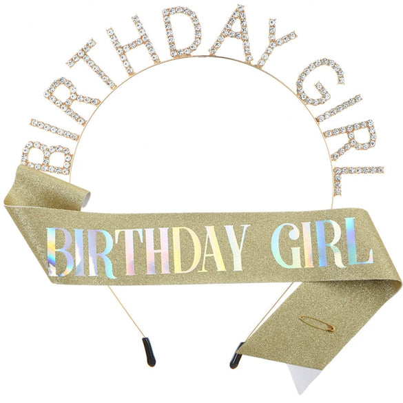 Fashion Girl Headband Shoulder Strap Suit Metal Semimanual Semimechanical