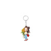 Fashion Girl Keychain Acrylic 2D Flat Modern Art Design