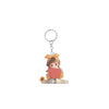 Fashion Girl Keychain Acrylic 2D Flat Modern Art Design