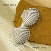 Fashion Hairpin Stainless Steel 18K Electroplating Bow Petal Scallop Style For Women