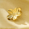 Fashion Hairpin Stainless Steel 18K Electroplating Bow Petal Scallop Style For Women