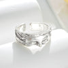 Fashion Half Face Ring Alloy Retro Cartoon Characters Electroplating Unisex Open Ring