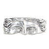 Fashion Half Face Ring Alloy Retro Cartoon Characters Electroplating Unisex Open Ring