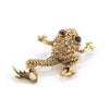 Fashion Animal Alloy Plating Artificial Gemstones Unisex Brooches
