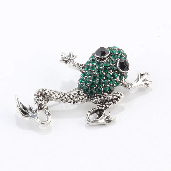 Fashion Animal Alloy Plating Artificial Gemstones Unisex Brooches
