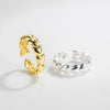 Fashion Heart Shape Sterling Silver Open Ring 1 Piece