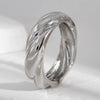 Fashion Heavy Industry Metal Exaggerated Irregular Wave Electroplated Bracelet