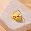 Fashion Highend Retro Stainless Steel Geometric Triangle Jewelry Electroplated Bracelet Ring