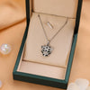 Fashion Hiphop Leopard Head Titanium Steel Oshaped Chain Necklace With Mixed Gemstone Inlay Pendant Electroplated Geometric Design Unisex