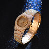 Fashion Hiphop Style Alloy And Stainless Steel Rectangle Dial Watch Bracelet Necklace Set