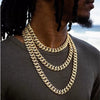 Fashion Hiphop Style Alloy And Stainless Steel Rectangle Dial Watch Bracelet Necklace Set
