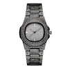 Fashion Hiphop Style Alloy And Stainless Steel Rectangle Dial Watch Bracelet Necklace Set