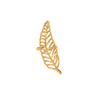 Fashion Hollow Asymmetric Blade Stainless Steel Ring With Twisted Line Cold Wind Personality Leaves Wave Geometric Pattern Electroplating For Women And Unisex