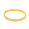 Fashion Imitation Gold Stainless Steel Striped Elegant Alloy Electroplated Bracelet