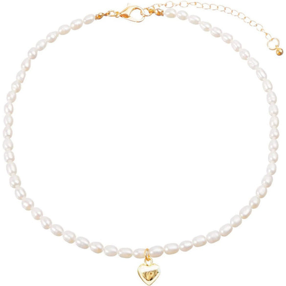 Fashion Imitation Pearl Bead Chain Necklace With Retro Cross Pendant Handmade Geometric Fairy Style Jewelry For Women