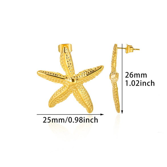 Fashion Imitation Pearl Stainless Steel 18K Gold Electroplated Women's Petal Earrings