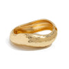 Fashion Ins Metal Irregular Knocking Pattern Electroplated Bracelet