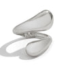 Fashion Ins Style Metallic Water Drops Open Bracelet For Women With Electroplating