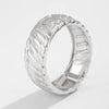 Fashion Irregular Liquid Metal Pleated Bracelet Electroplating Highend