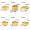 Fashion Irregular Liquid Metal Pleated Bracelet Electroplating Highend