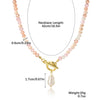 Fashion Jewelry Artificial Crystal Geometric Drop Shape Electroplated Ball Chain Women's Necklace