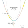 Fashion Jewelry Artificial Crystal Geometric Drop Shape Electroplated Ball Chain Women's Necklace