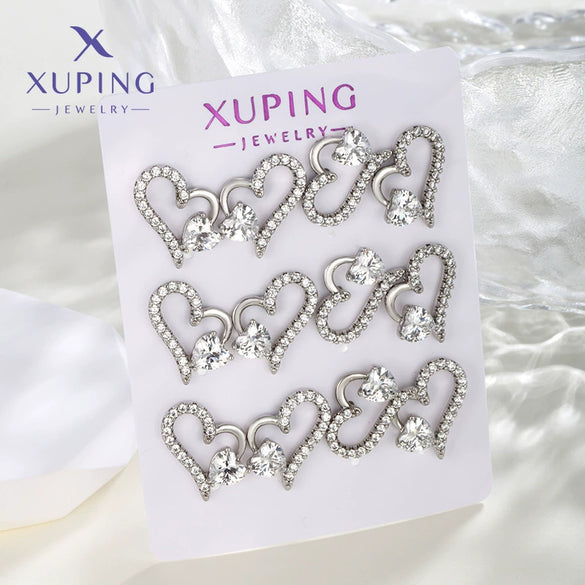 Fashion Jewelry Gold Plated Earrings For Women Geometric Shape Flower Design Electroplated Highend