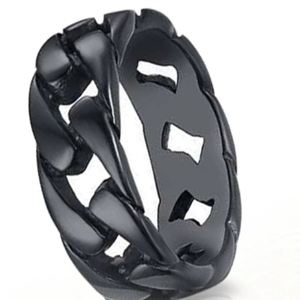 Fashion Jewelry Metal Geometric Twist Hollow Stripe Ring With Electroplating