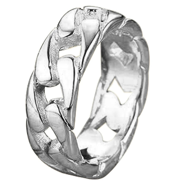 Fashion Jewelry Metal Geometric Twist Hollow Stripe Ring With Electroplating