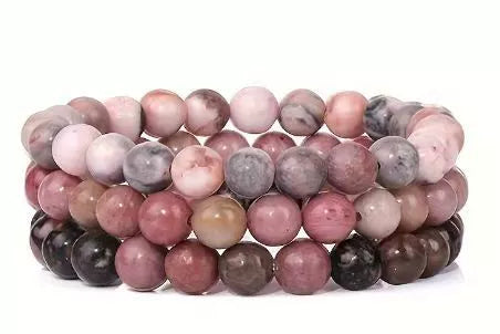 Fashion Jewelry Natural Stone Bracelet Copper Geometric Handmade