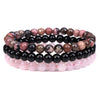 Fashion Jewelry Natural Stone Bracelet Copper Geometric Handmade