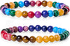 Fashion Jewelry Natural Stone Bracelet Copper Geometric Handmade