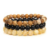 Fashion Jewelry Natural Stone Bracelet Copper Geometric Handmade