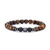 Fashion Jewelry Natural Stone Bracelet Copper Geometric Handmade