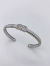 Fashion Jewelry Ring Bracelet Copper Electroplated Micro Set Zircon Geometric