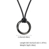 Fashion Jewelry Stainless Steel Geometric Viking Rune Mobius Pendant Necklace For Men