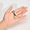 Fashion Jewelry Stainless Steel Geometric Viking Rune Mobius Pendant Necklace For Men