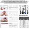 Fashion Jewelry Titanium Steel Ring Geometric Style Electroplated Black Frosted Rotating Decompression Unisex