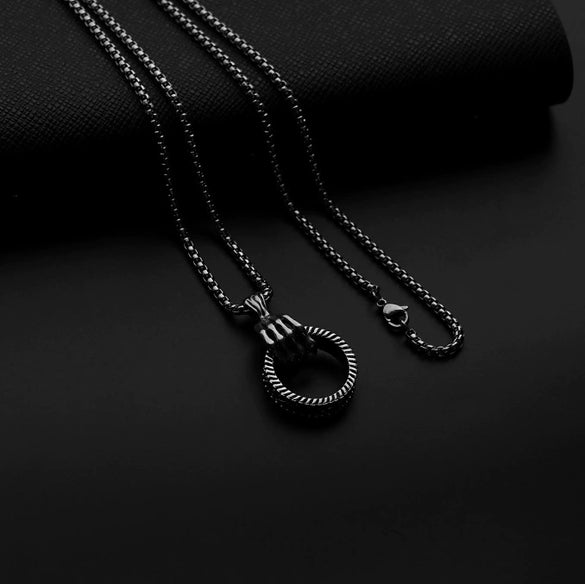 Fashion Jewelry Unisex Animal Zodiac Pendant Necklace With Electroplating Design Light Luxury Ethnic Style Made Of Stainless Steel Alloy And String Of Pearls