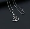 Fashion Jewelry Unisex Animal Zodiac Pendant Necklace With Electroplating Design Light Luxury Ethnic Style Made Of Stainless Steel Alloy And String Of Pearls