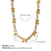 Fashion Jewelry Xshaped 316L Stainless Steel Inlaid With Rhinestone Plated 18K Gold Bracelet For Women