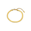 Fashion Joker Stainless Steel 18K Gold Plated Snake Bone Chain Anklet Jewelry For Women With Geometric Pattern