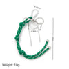 Fashion Key Chain Bag Pendant Copper Street Fashion Stripes
